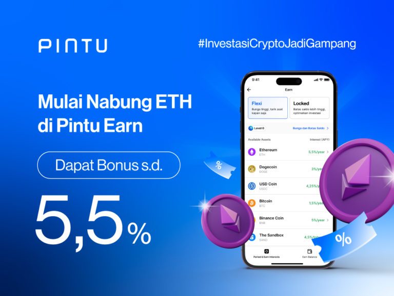 pintu earn eth