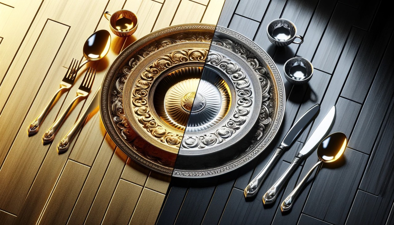 Gambar 10 Perbedaan Emas Putih dan Emas Kuning